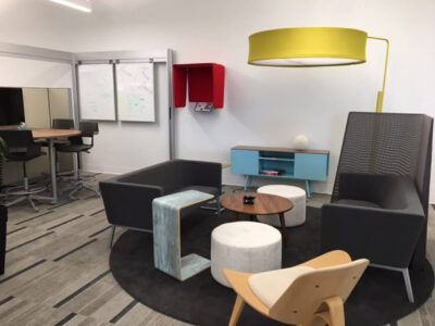 7 Cubby Offices Waiting Room Wall