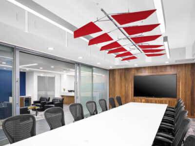 9 Flap Chandelier Offices Conference Room Ceiling (4)