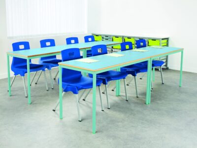 Fully Welded Coloured Tables Room Photo